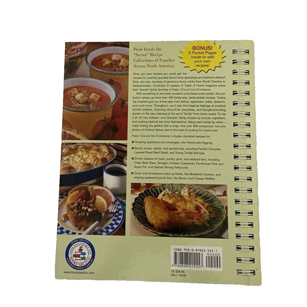 Taste of Home Cookbooks 2 Family Collection Cookbook & Grill It!